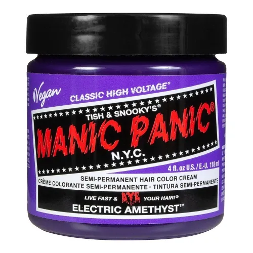 Manic Panic Classic High Voltage Semi Permanent Hair Colour Electric Amethyst 118ml