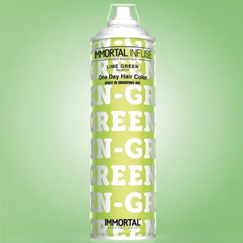 Immortal Infuse One Day Hair Color Spray Lime Green 200ml